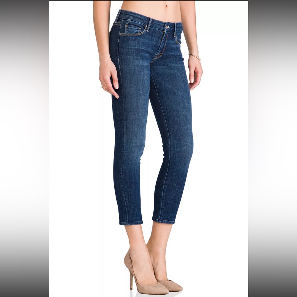 MOTHER Women’s The Looker Crop Jeans in Flowers From the Storm. Size 24 🌈👖